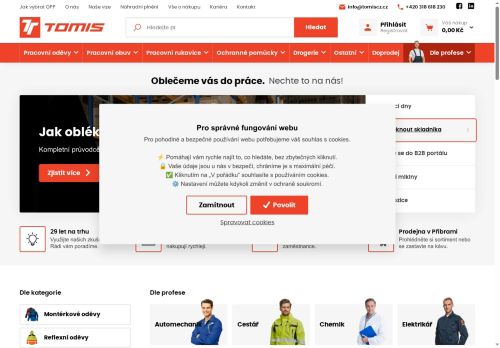 TOMIS CZ, s.r.o. nabízí práci na pozici Skladník/ce - řidič sk.B v obci Příbram