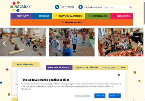 Zobrazit webové stránky Mateřská škola Čáslav