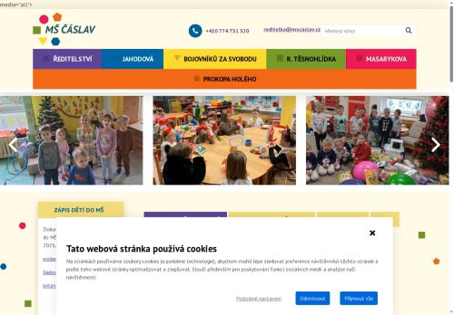 Zobrazit webové stránky Mateřská škola Čáslav