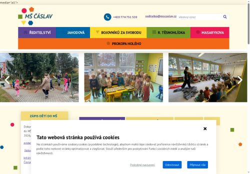 Zobrazit webové stránky Mateřská škola Čáslav