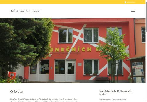 Zobrazit webové stránky Mateřská škola U Slunečních hodin, příspěvková organizace