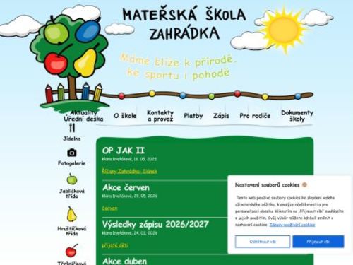 Mateřská škola Zahrádka Říčany, příspěvková organizace