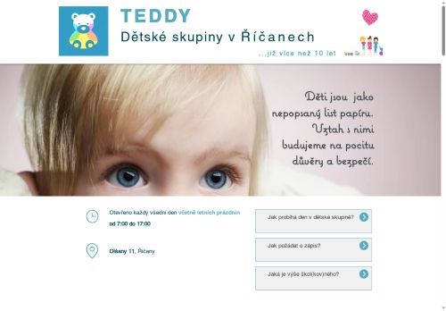 Zobrazit webové stránky Teddy