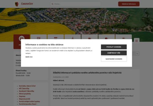 Zobrazit webové stránky Obecní úřad Čakovičky