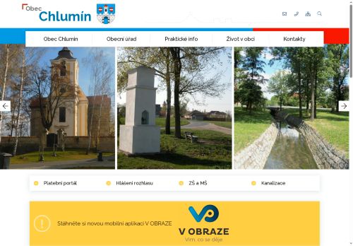 Zobrazit webové stránky Obecní úřad Chlumín