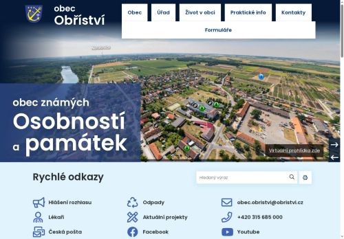 Zobrazit webové stránky Obecní úřad Obříství