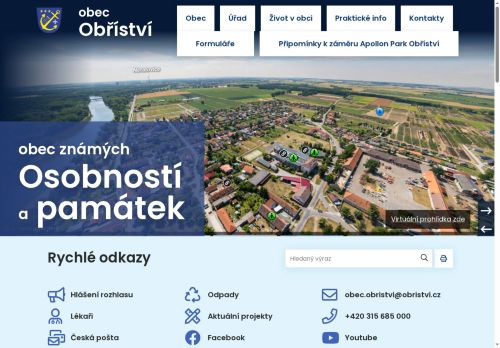 Zobrazit webové stránky Obecní úřad Obříství