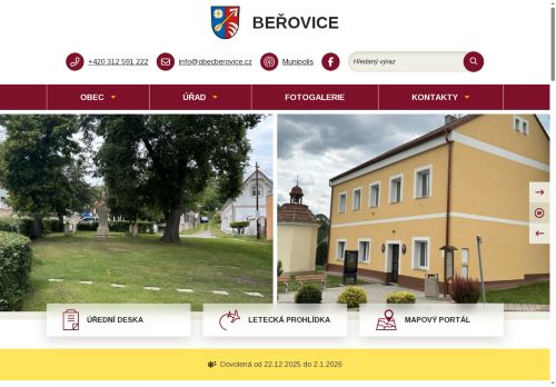 Zobrazit webové stránky Obecní úřad Beřovice