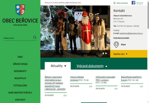 Zobrazit webové stránky Obecní úřad Beřovice