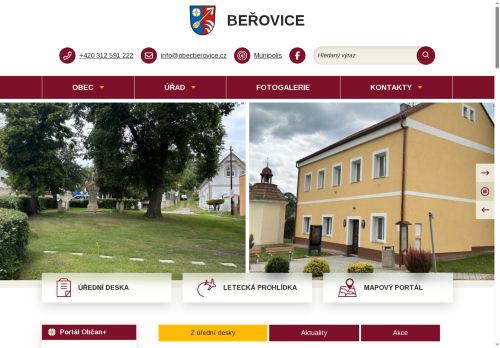 Zobrazit webové stránky Obecní úřad Beřovice