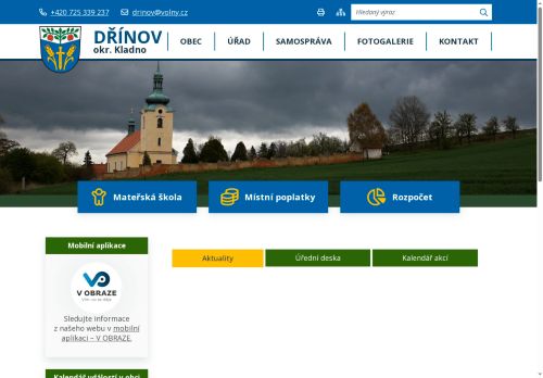 Zobrazit webové stránky Obecní úřad Dřínov