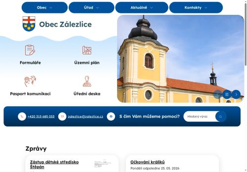 Zobrazit webové stránky Obecní úřad Zálezlice