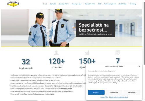 NORD SECURITY, spol. s r.o. nabízí práci na pozici Pracovníci ostrahy, strážní v obci Mělník