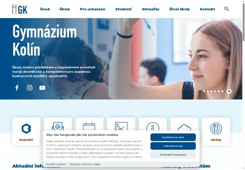 Zobrazit webové stránky Gymnázium Kolín