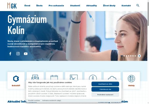 Zobrazit webové stránky Gymnázium Kolín
