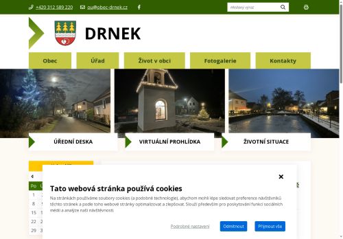 Zobrazit webové stránky Obecní úřad Drnek