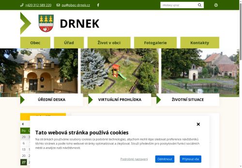 Zobrazit webové stránky Obecní úřad Drnek