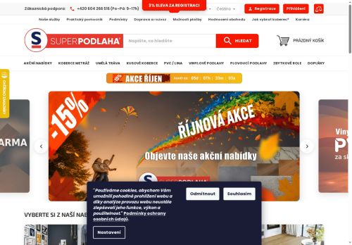 Koberce ADAM s.r.o. nabízí práci na pozici Prodavač - zástupce vedoucího (m/ž) v obci Kolín