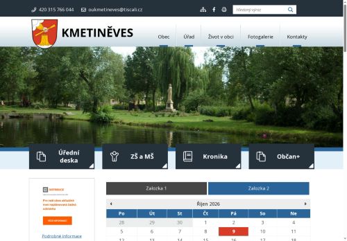 Zobrazit webové stránky Obecní úřad Kmetiněves