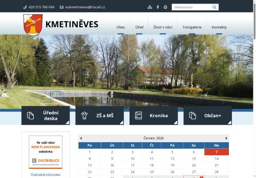 Zobrazit webové stránky Obecní úřad Kmetiněves