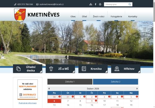 Zobrazit webové stránky Obecní úřad Kmetiněves