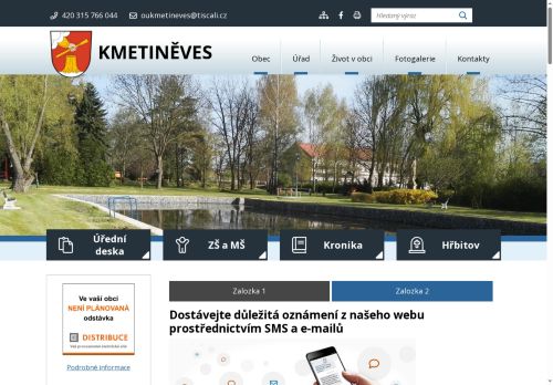 Zobrazit webové stránky Obecní úřad Kmetiněves