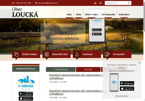 Zobrazit webové stránky Obecní úřad Loucká