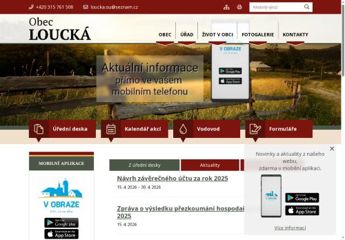 Zobrazit webové stránky Obecní úřad Loucká