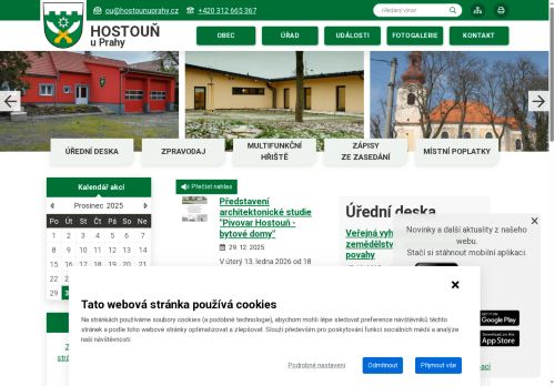 Zobrazit webové stránky Obecní úřad Hostouň