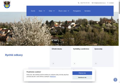 Zobrazit webové stránky Obecní úřad Dřetovice