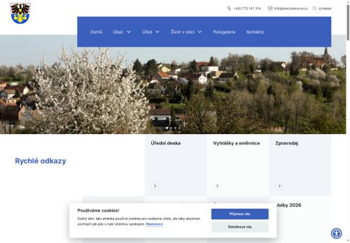 Zobrazit webové stránky Obecní úřad Dřetovice