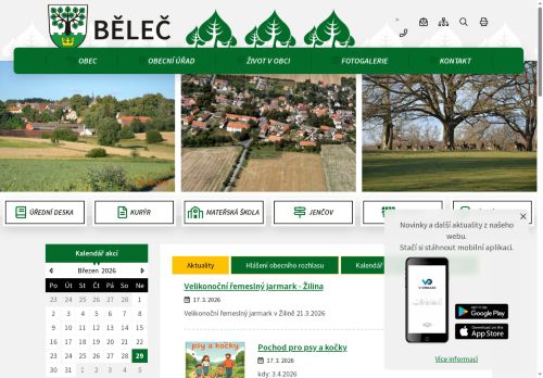 Zobrazit webové stránky Obecní úřad Běleč