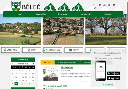 Zobrazit webové stránky Obecní úřad Běleč