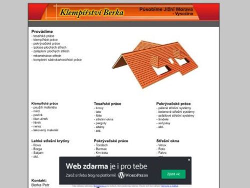 Klempířství Petr Berka