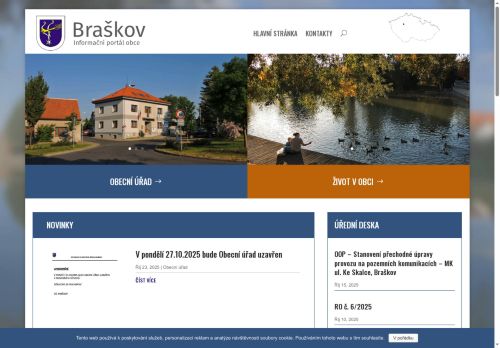 Zobrazit webové stránky Obecní úřad Braškov