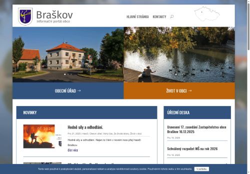 Zobrazit webové stránky Obecní úřad Braškov