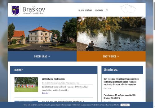 Zobrazit webové stránky Obecní úřad Braškov