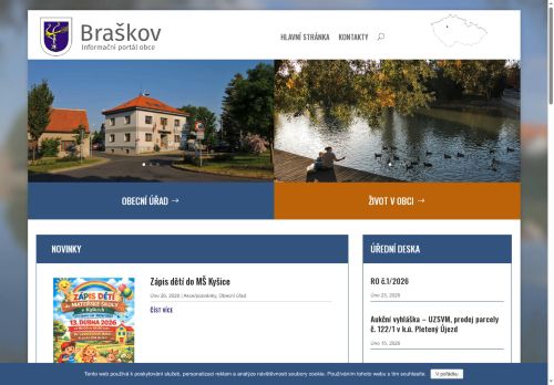 Zobrazit webové stránky Obecní úřad Braškov