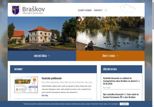 Zobrazit webové stránky Obecní úřad Braškov