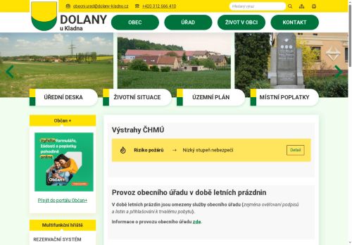 Obec Dolany nabízí práci na pozici Všeobecní administrativní pracovníci v obci Dolany