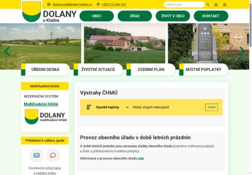 Zobrazit webové stránky Obecní úřad Dolany