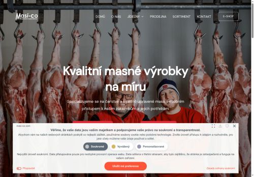 MASI-CO s.r.o. nabízí práci na pozici Řezník/řeznice v obci Měšice