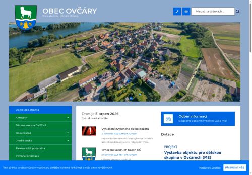 Zobrazit webové stránky Obecní úřad Ovčáry
