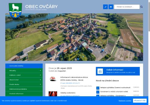 Zobrazit webové stránky Obecní úřad Ovčáry