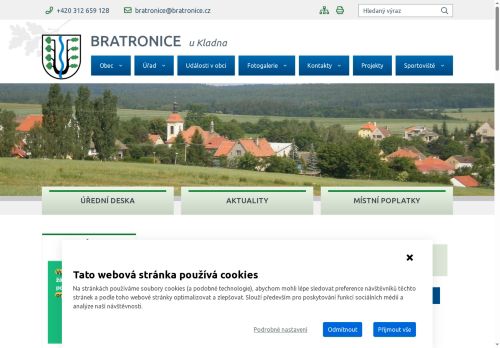 Zobrazit webové stránky Obecní úřad Bratronice