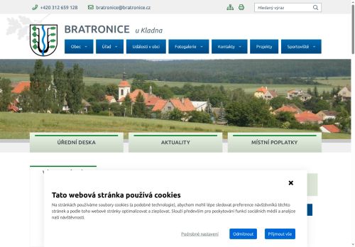Zobrazit webové stránky Obecní úřad Bratronice