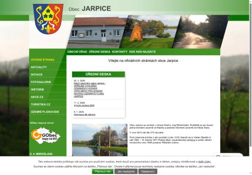 Zobrazit webové stránky Obecní úřad Jarpice