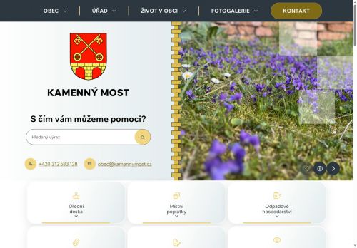 Zobrazit webové stránky Obecní úřad Kamenný Most