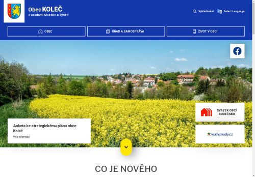 Zobrazit webové stránky Obecní úřad Koleč
