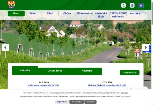 Zobrazit webové stránky Obecní úřad Královice